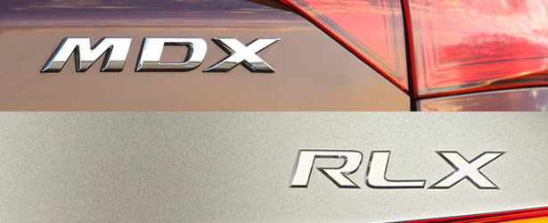 Acura Naming Conventions