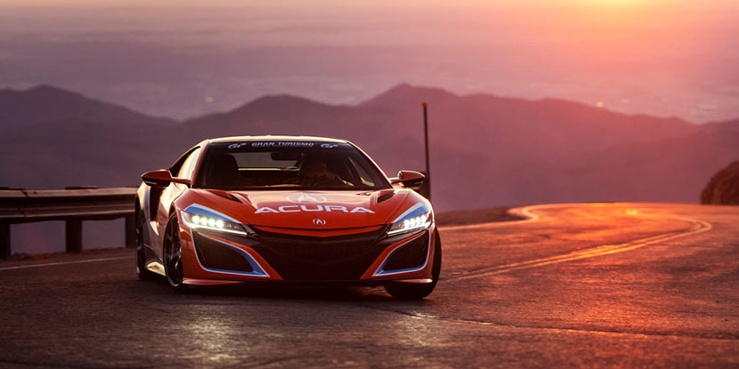 Acura Nsx Sets The Pace At Pikes Peak Acura Connected