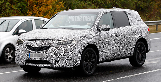 Motor Trend: Spotted! 2014 Acura MDX