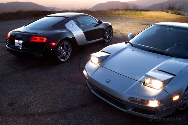 1991 Acura NSX vs. 2012 Audi R8