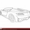 NSX Roadster Patent Sketch