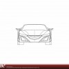 NSX Roadster Patent Sketch