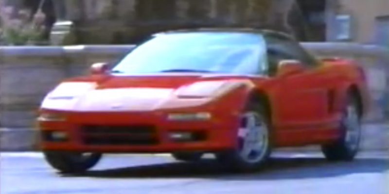 1991 Acura Commercial - An NSX in Italy