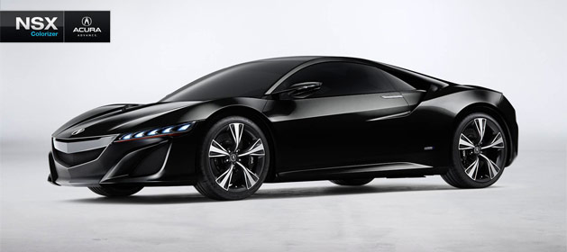 Black Acura NSX Concept