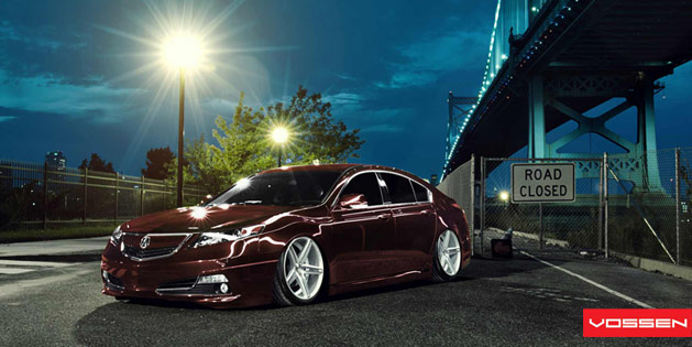 Acura TL on Vossen VVSCV5 Wheels