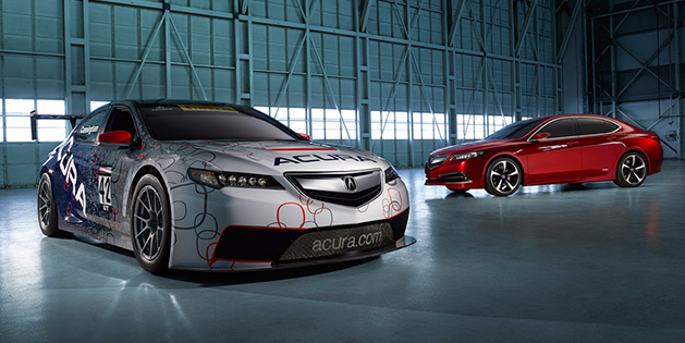 The 2015 Acura TLX GT Race Car