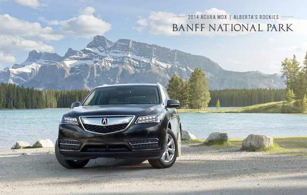 2014 Acura MDX - Two Jack Lake, Banff National Park