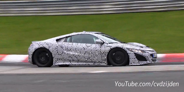 2016 Acura NSX Prototype Nürburgring