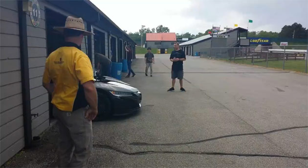 Black Acura NSX Prototype Spied at Mid-Ohio Sports Car Course