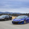 Acura NSX in Berlina Black and Nouvelle Blue Pearl