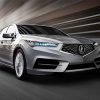 Rendered: 2018 Acura RLX with Diamond Pentagon Grille