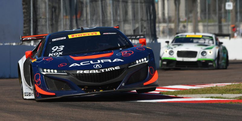 RealTime Racing Acura NSX GT3 2017 Debut Race Report