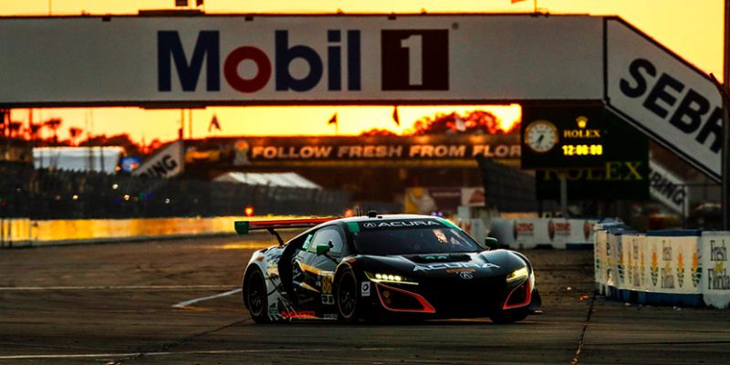 Eighth-Place Finish for Acura NSX GT3 at Sebring