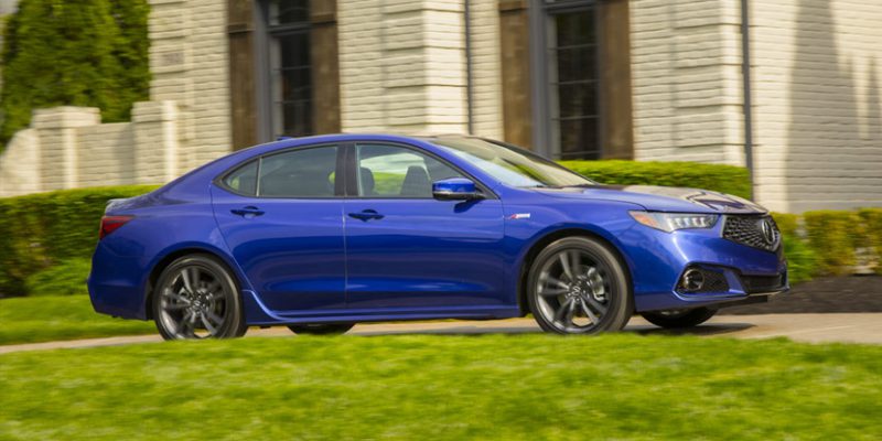 2018 Acura TLX V6 A-Spec in Still Night Blue Pearl
