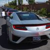I pull in behind Ann's 2017 NSX as we wait for group members who missed the offramp to backtrack to our location. Photo by Eric Iwasaki