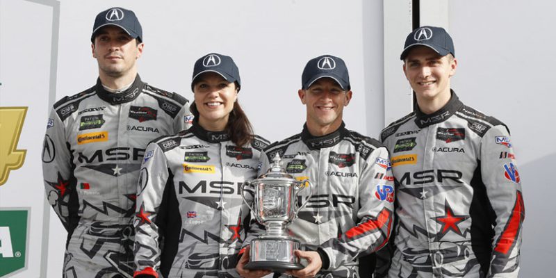 Michael Shank Racing Acura NSX GT3 drivers