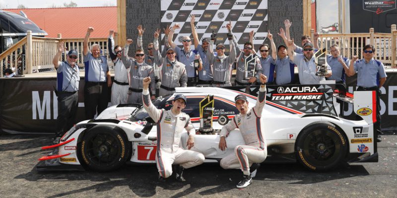 Castroneves, Taylor Lead Acura Sweep at Mid-Ohio