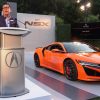 Acura unveils the 2019 Orange Thermal Pearl NSX | Photo by May Lee