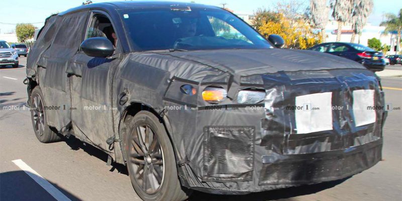 Acura MDX Test Mule Spied