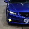 Jewel Eye Headlights on the 2008 Acura TL Type S | @kinetic.blue via Instagram