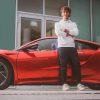 Pierre Gasly and his NC1 Honda NSX