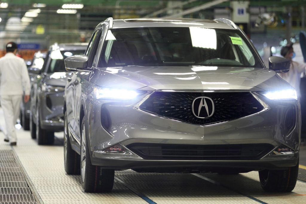 Production of All-New 2022 MDX Begins in Ohio