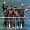 Lewis Hamilton, Max Verstappen, Sergio Perez | Red Bull Content Pool