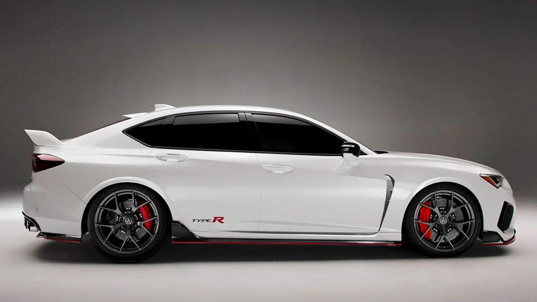 Rendered Acura TLX and Integra Type R Acura Connected