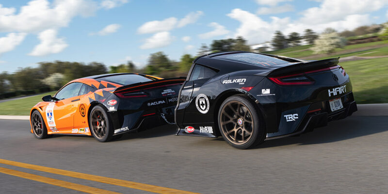 Acura NSX Type S and Trailer, One Lap of America Road Rally