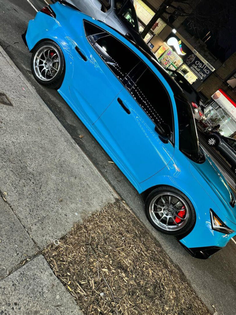 Acura Integra Type S in Miami Blue | @llcooljeff524