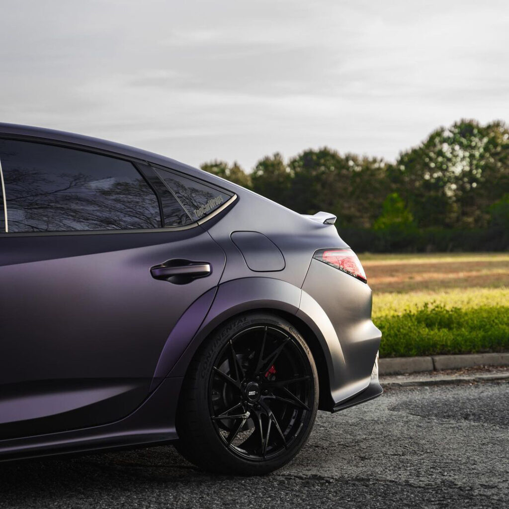 Acura Integra Type S in Matte Purple/Black Iridescent