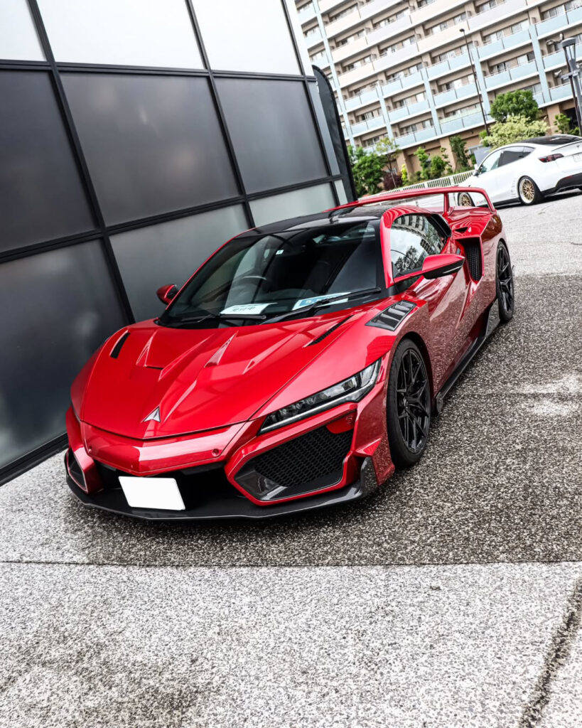 NSX LEGAVELO V2R in Crimson Metallic
