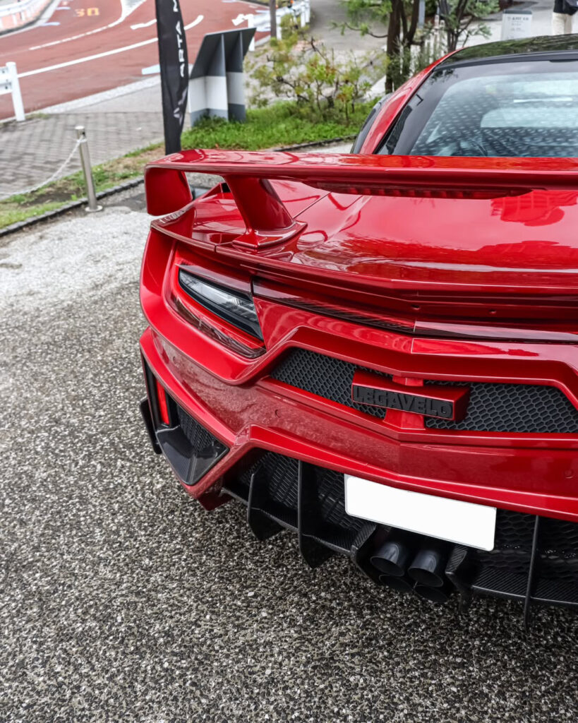 NSX LEGAVELO V2R in Crimson Metallic