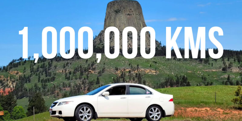 2005 Acura TSX Reaches 1,000,000 kms