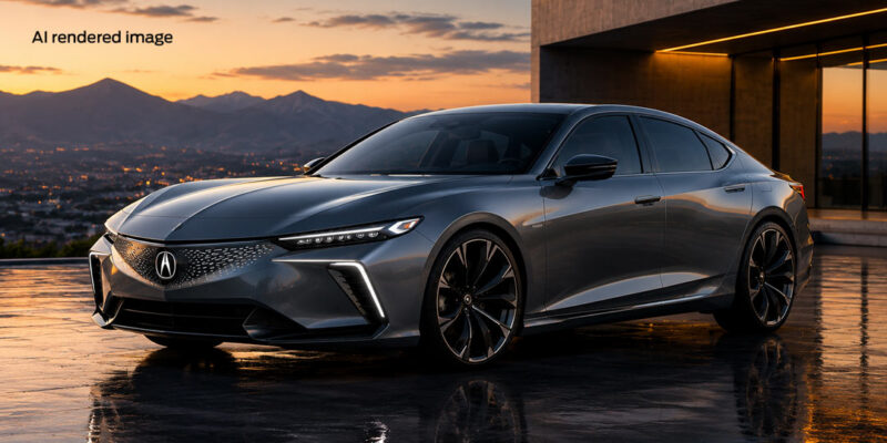 Future Acura Sedan - AI Rendering